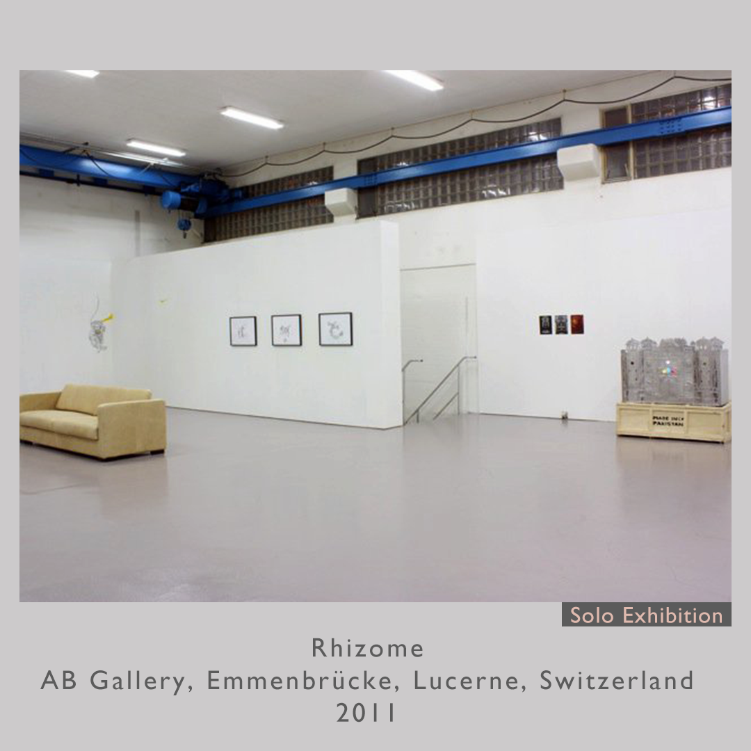 Rhizome
AB Gallery, Emmenbrücke, Lucerne, Switzerland
2011